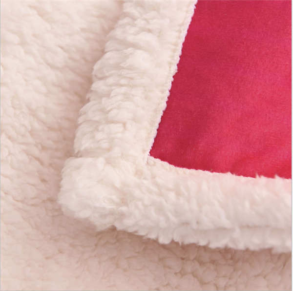 Polar Fleece Printed Velvet Sherpa Blanket Ultra Soft High Warmth Retention