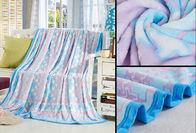 Comfortable Polyester Solid Flannel Blanket 3D Printed Super Soft For Bed 220*240