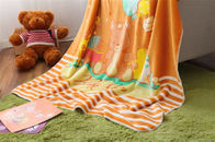Colorful Flannel Baby Blanket / Cartoon Throw Blankets 150*200cm 200*240cm