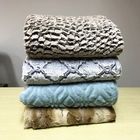 Custom Printed Sherpa Fake Fur Bedding Blanket , Brush Pv Fleece Blanket 200*220CM