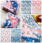 2018 All Season Coloful Flannel Baby Blanket 100*120cm 100% Polyester 150D 288F