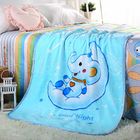 Cartoon Character Polyester Flannel Fleece Blanket For Infant Baby In Bed / Sofas