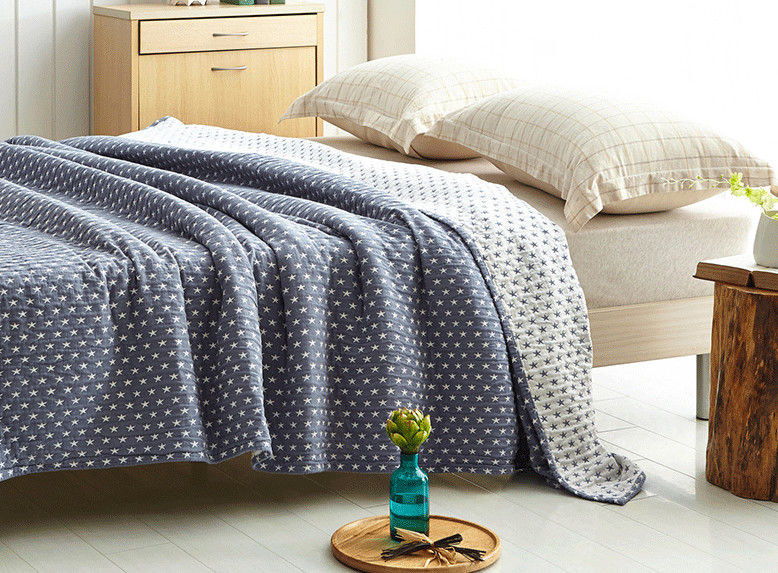 Custom Thick Warm Soft Quilt Blanket For All Season Small Start Design Pattern