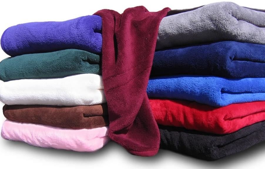 Custom Multifunction Coral Bed Fleece Blankets NO Shrink Tear - Resistant